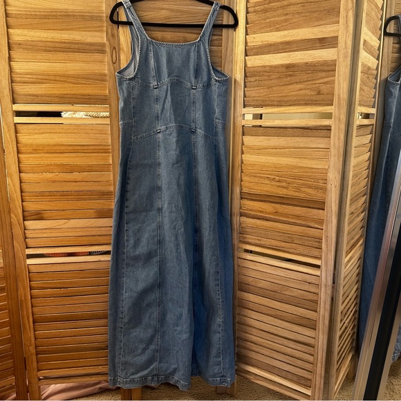Jonathan Simkhai Denim Sleveless Maxi dress Size M/L - Picture 1 of 6